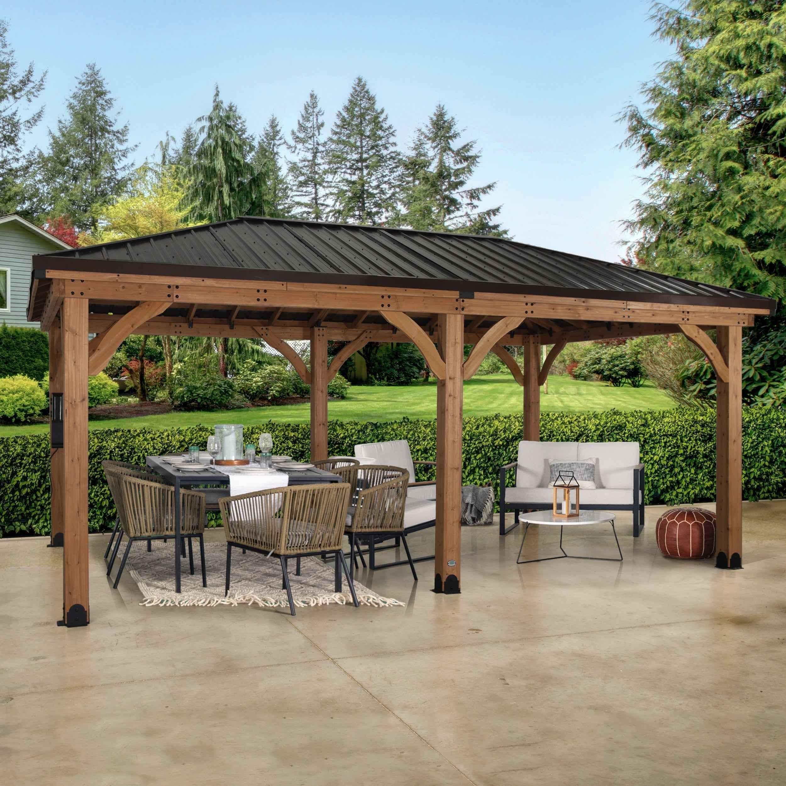 Backyard Discovery 20x12 Barrington Gazebo/Carport.